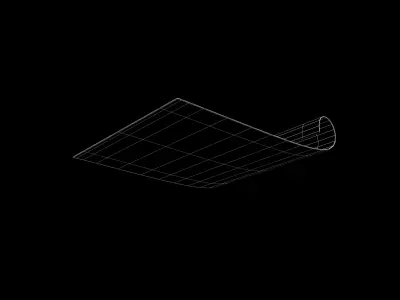 Cartoon Blueprint v1 001 Low-poly 3D model