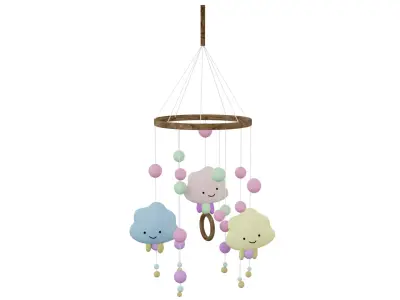 Rotating Ornament Low-poly 3D model