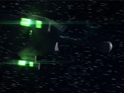 Star Trek The Original Series Klingon D-7 Battle Cruiser Free 3D model