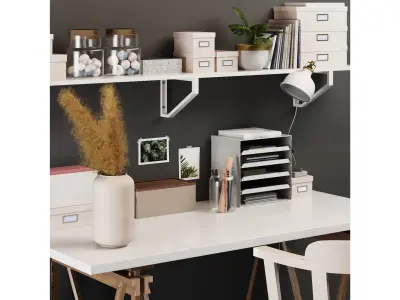 IKEA Office Workplace-1 3D model