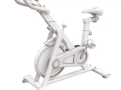 Exercise bike 3D model purchase