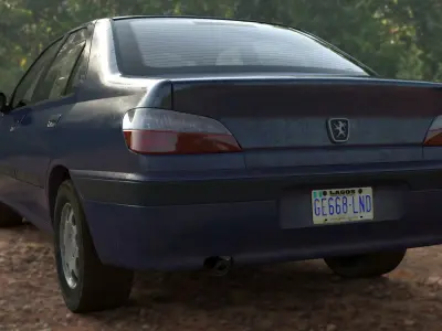 PEUGEOT 406 3D model