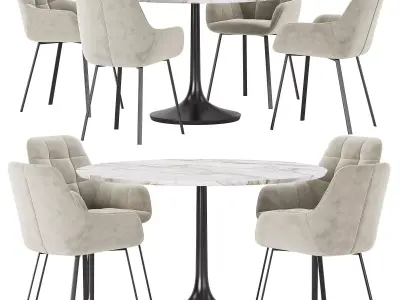 Dining set 24 3D model