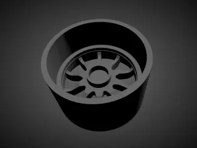 Rays Volk CE28 scalable and Printable rim 3D print model