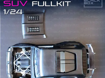 V8 TIME ATTACK SUV FULL MODELKIT 1-24th 3D print model