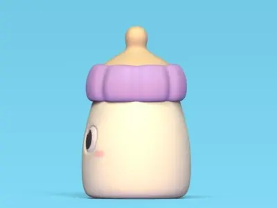 Baby Bottle 3D print model