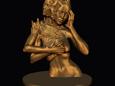 GODDESS OF RECURSION 3D print model
