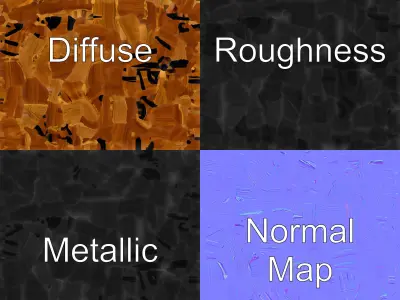 Rustic Handwritten Sign Model Pack Low-poly 3D model