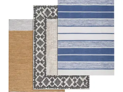 Rug Set 1595 3D model