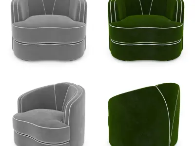 Josephine Armchair 3D model