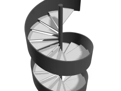 Spiral stair 2023-0012 3D model