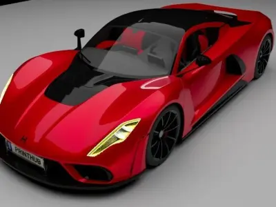 veenom 3d car 3D model