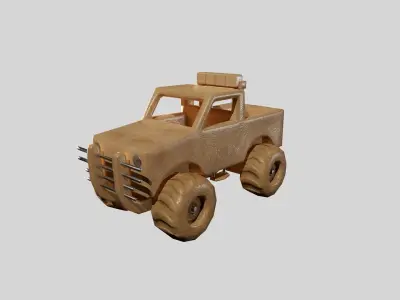 Children Toy Truck Low-poly 3D model