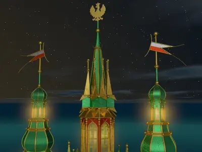 Christmas crib 3D model