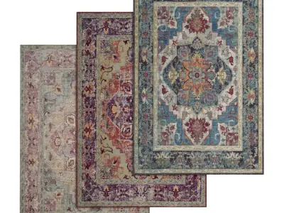 Rug Set 2042 3D model