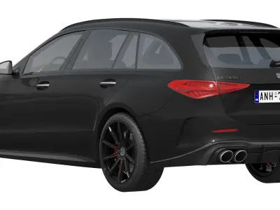 Brabus 730 AMG C63 Estate 3D model