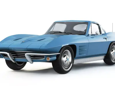 Chevrolet Corvette Stingray C2 1963 3D model