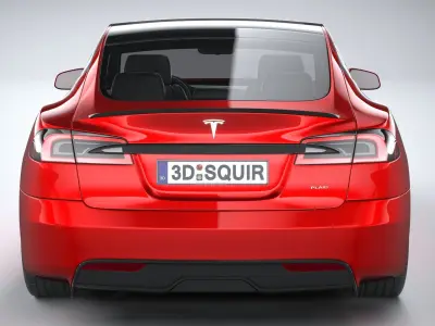 Tesla Model S 2021 3D model