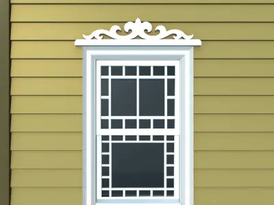 Window Header 1 3D model