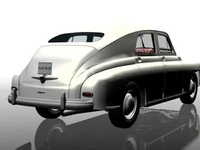 GAZ-M20 Pobeda 3D model