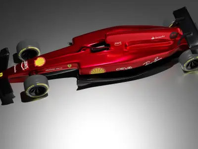 F1 car model- Ferrari 3D model