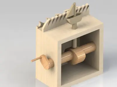 Automata toy Free 3D model