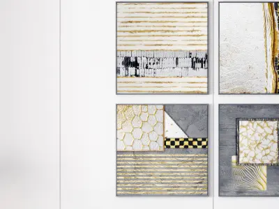 s painting Modern decorative 3D model
