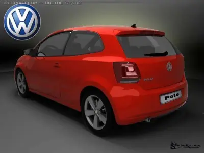 Volkswagen Polo 3doors 2010 3D model