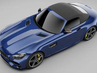 Mercedes AMG GT Coupe 3D model purchase