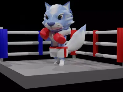 Knuckle Wolf 3D model
