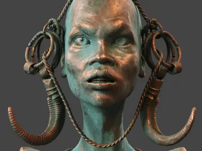 Mursi Woman 3D model