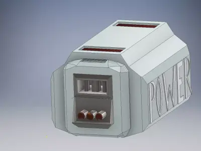 Space Engineers Battery Cell  3D print model