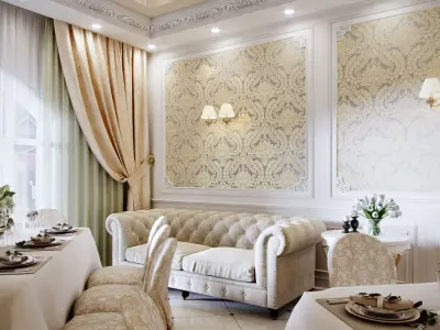 Cafe interior classic 3D model