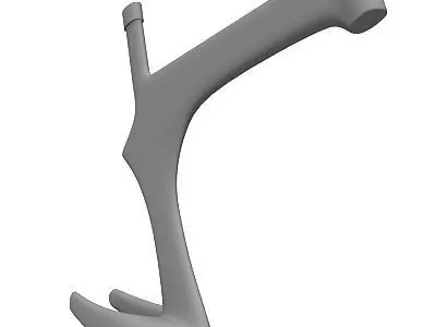 Detailed Bike Frame 3 3D model