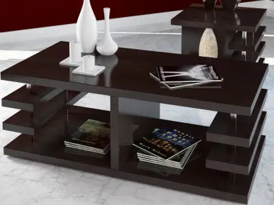 Table wayfair coffee 3D model