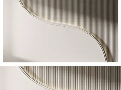 Decorative V18 Wall Panels 3D model