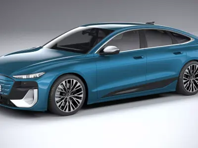 Audi S6 Sportback e-tron 2025 3D model