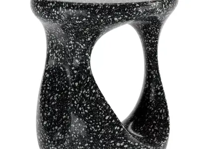 Solid Organic Table 3D model