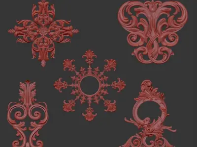 Trim Ornament 43 3D model