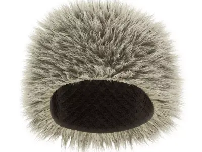 Caucasian hat like Habib 3D model