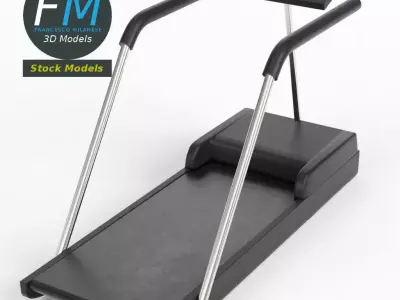 Gym equipment - Treadmill tapis-roulant 3D model