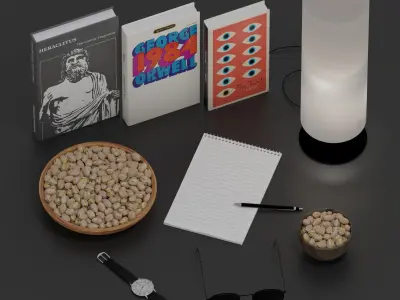 SALE - Photorealistic Interior Accessories Pack Low-poly 3D model