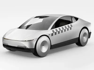 Tesla Robotaxi 3D model