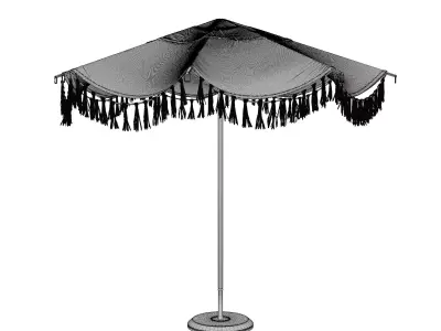 Outdoor Patio Umbrella 3D model