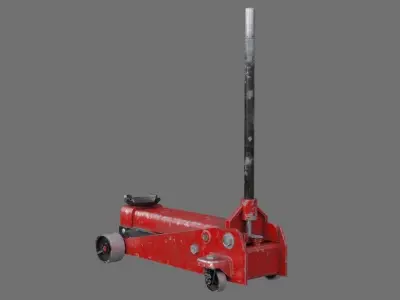 Car Jack 1A Low-poly 3D model