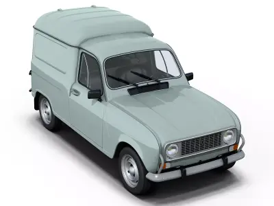Renault 4 Fourgonnette 3D model