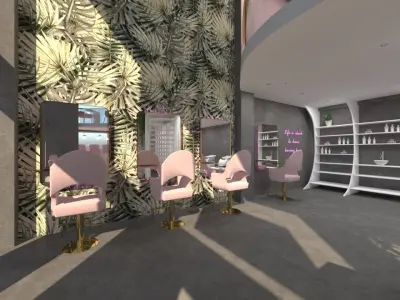 Hair Studio Beauty Salon 3D model
