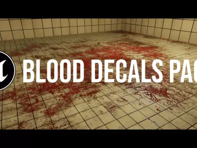 Blood Decals Pack Unreal Engine Texture