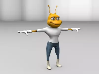 Sportive ant model 3D model