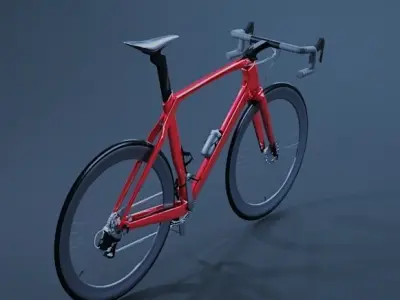 Real tour-de-france bike 3D model